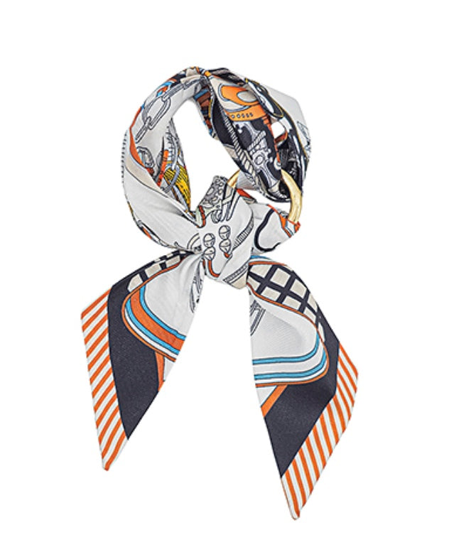 Round Metal Scarf Bracelet