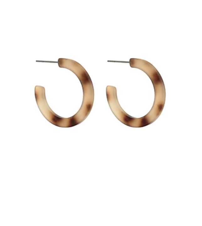 Marble Acetate Hoops