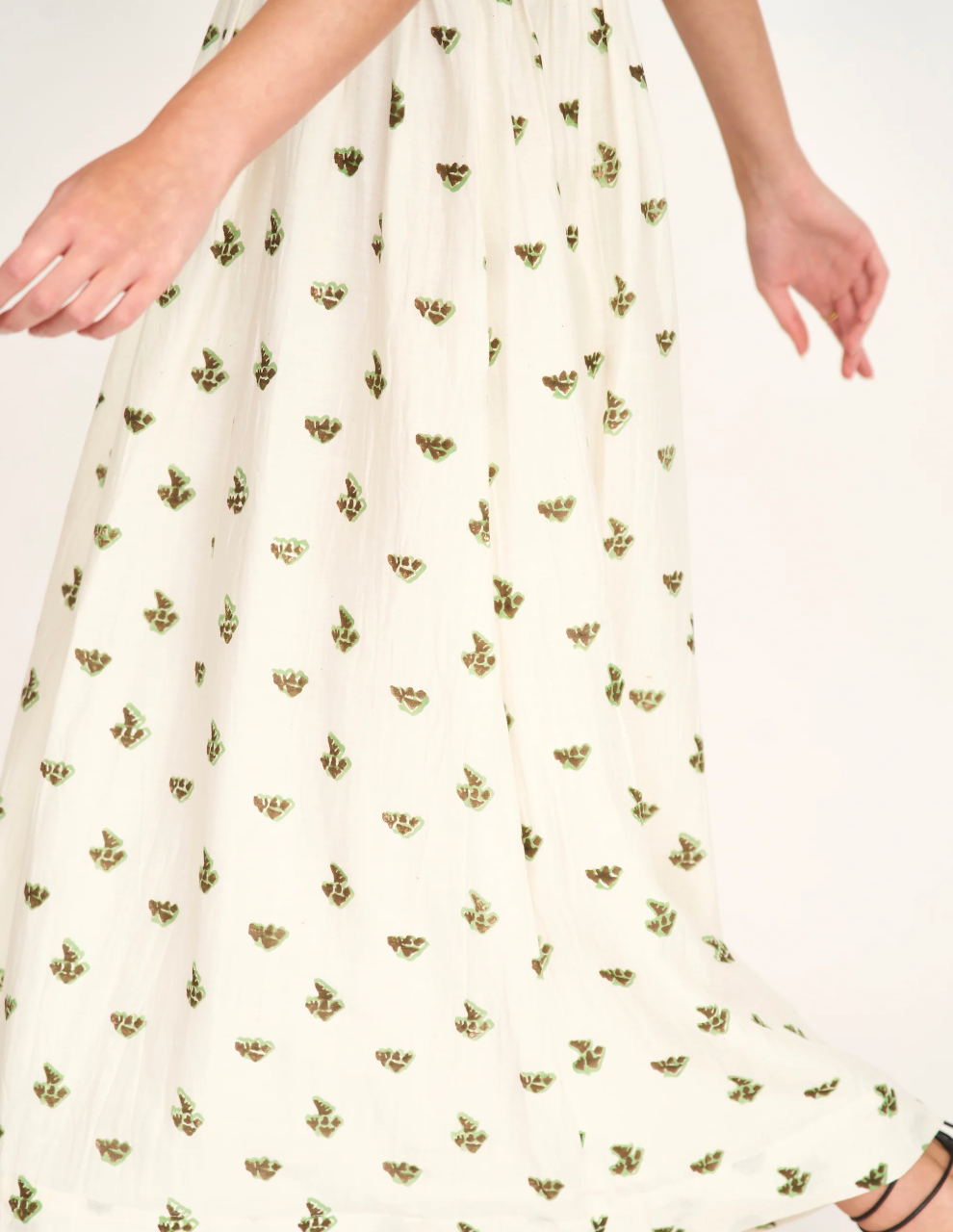 Puglia Dress in Chocolate Mint Boteh