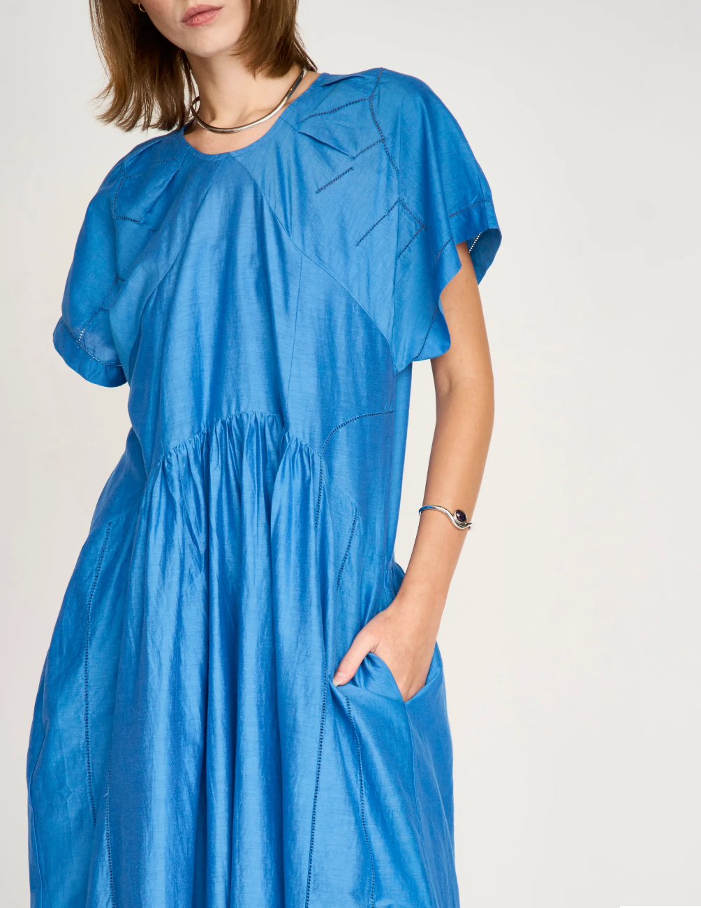 Shanghai Dress in Egyptian Blue