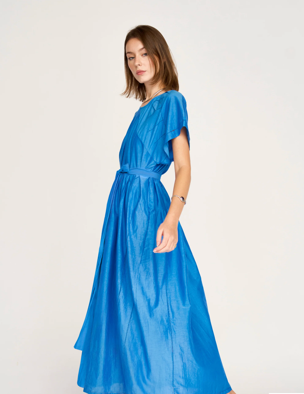 Shanghai Dress in Egyptian Blue