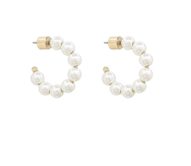 Pearl Hoops