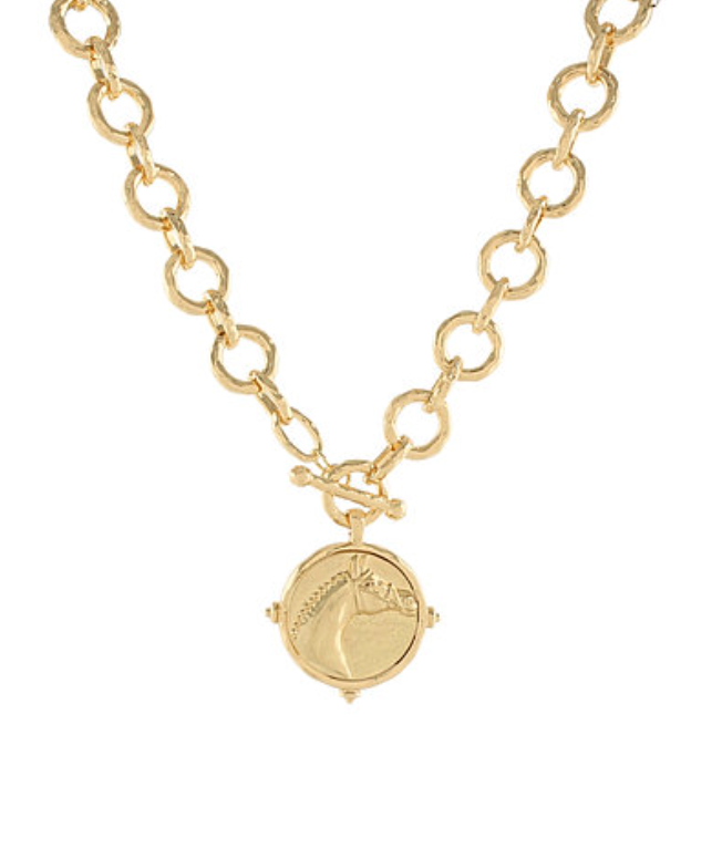 Horsehead Round Pendant