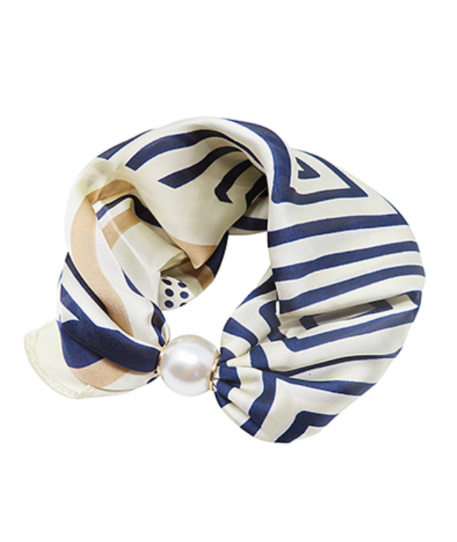 Pearl Magnetic Scarf Necklace-Multi Line