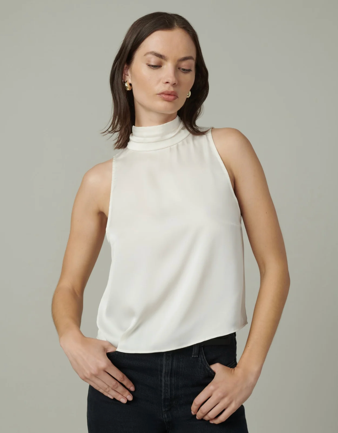 The Sarah High Neck Top