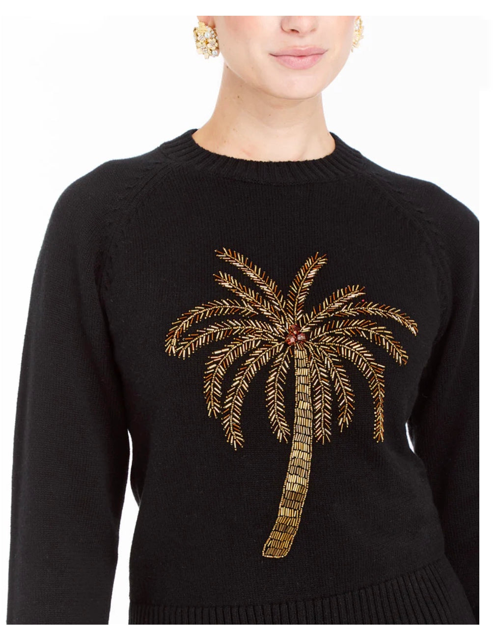 Delilah Palm Sweater