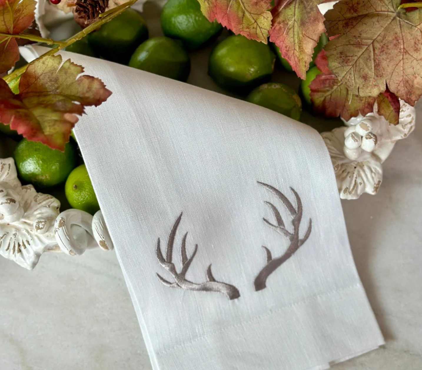 Antlers Linen Towel