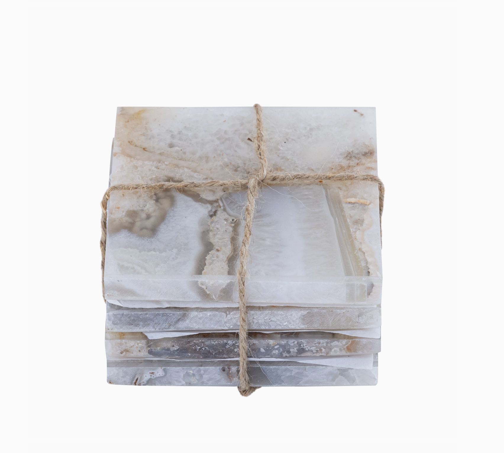 White Agate Coasters