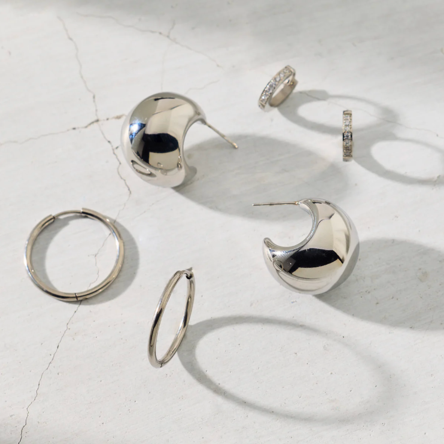 Kane Dome Drop Earrings