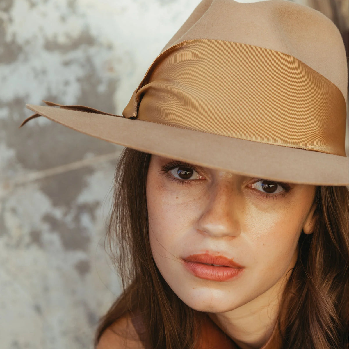 Gardenia Hat in Butterscotch