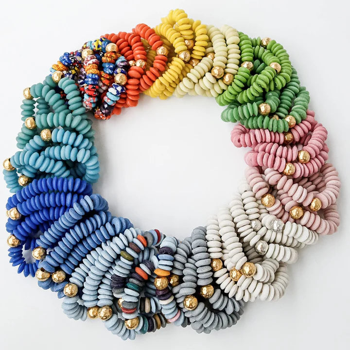 Heishi Clay Bracelet