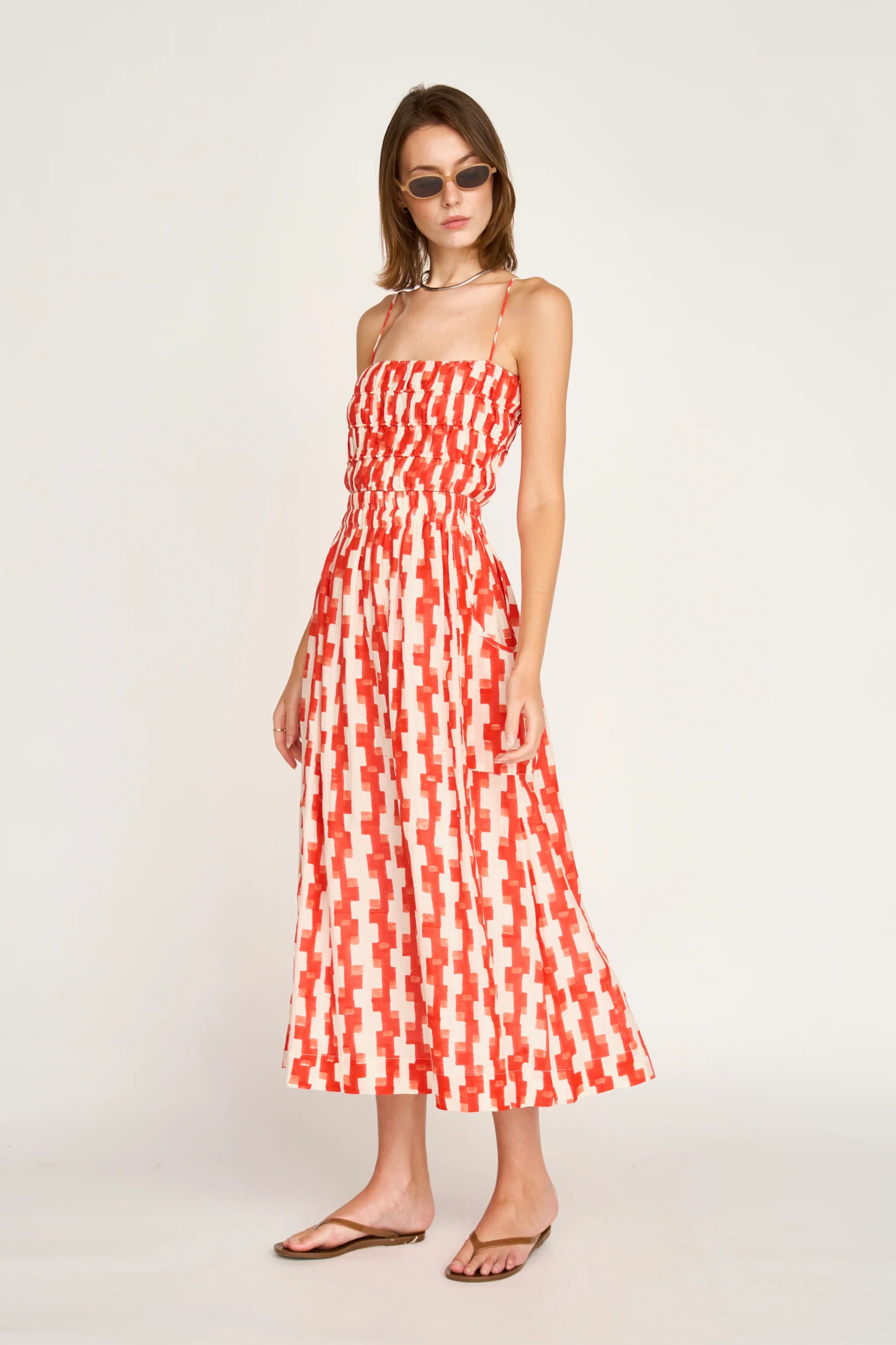 Verona Skirt in Cherry Hopscotch