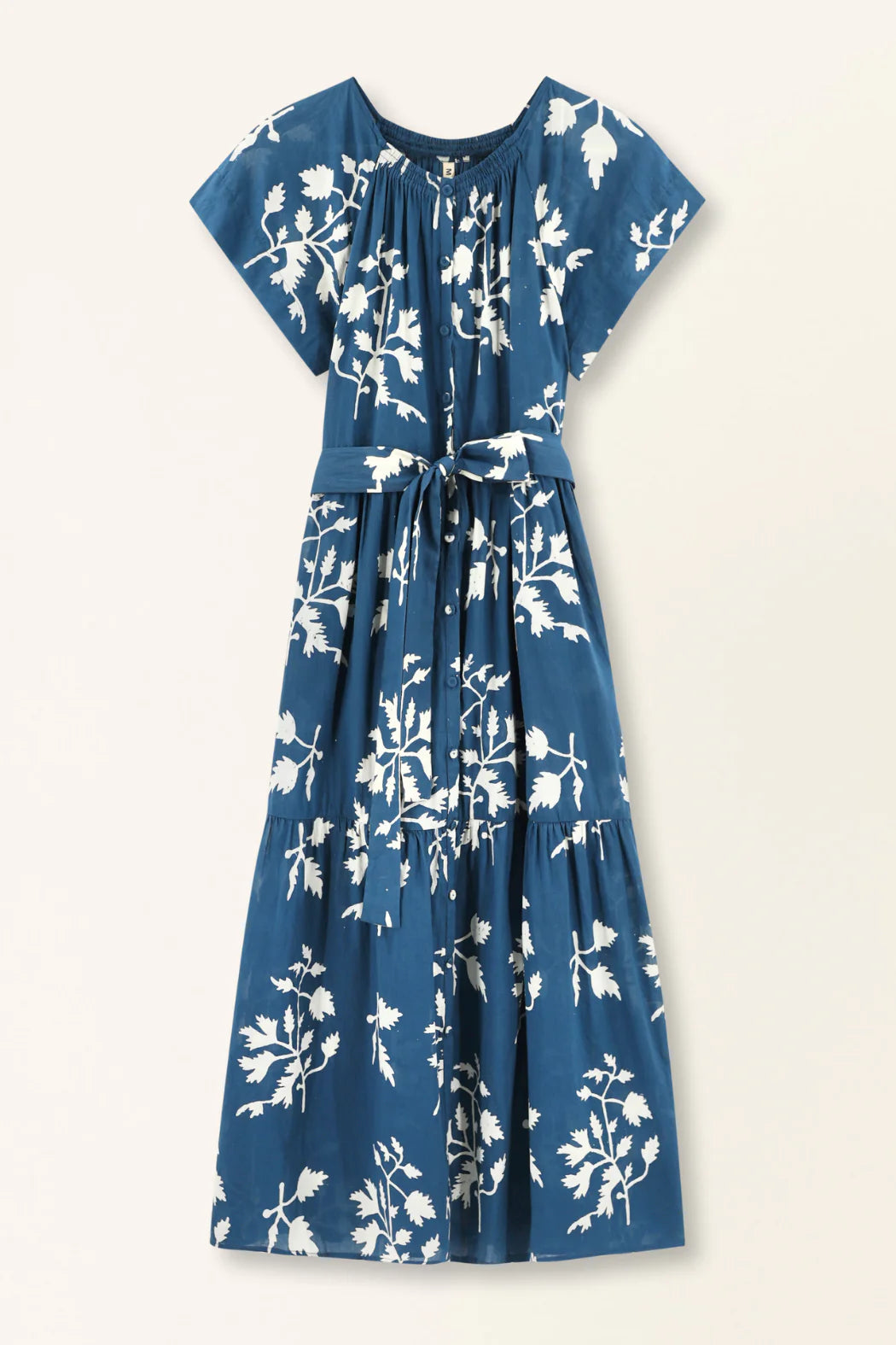Vienna Maxi Dress in Navy Fig