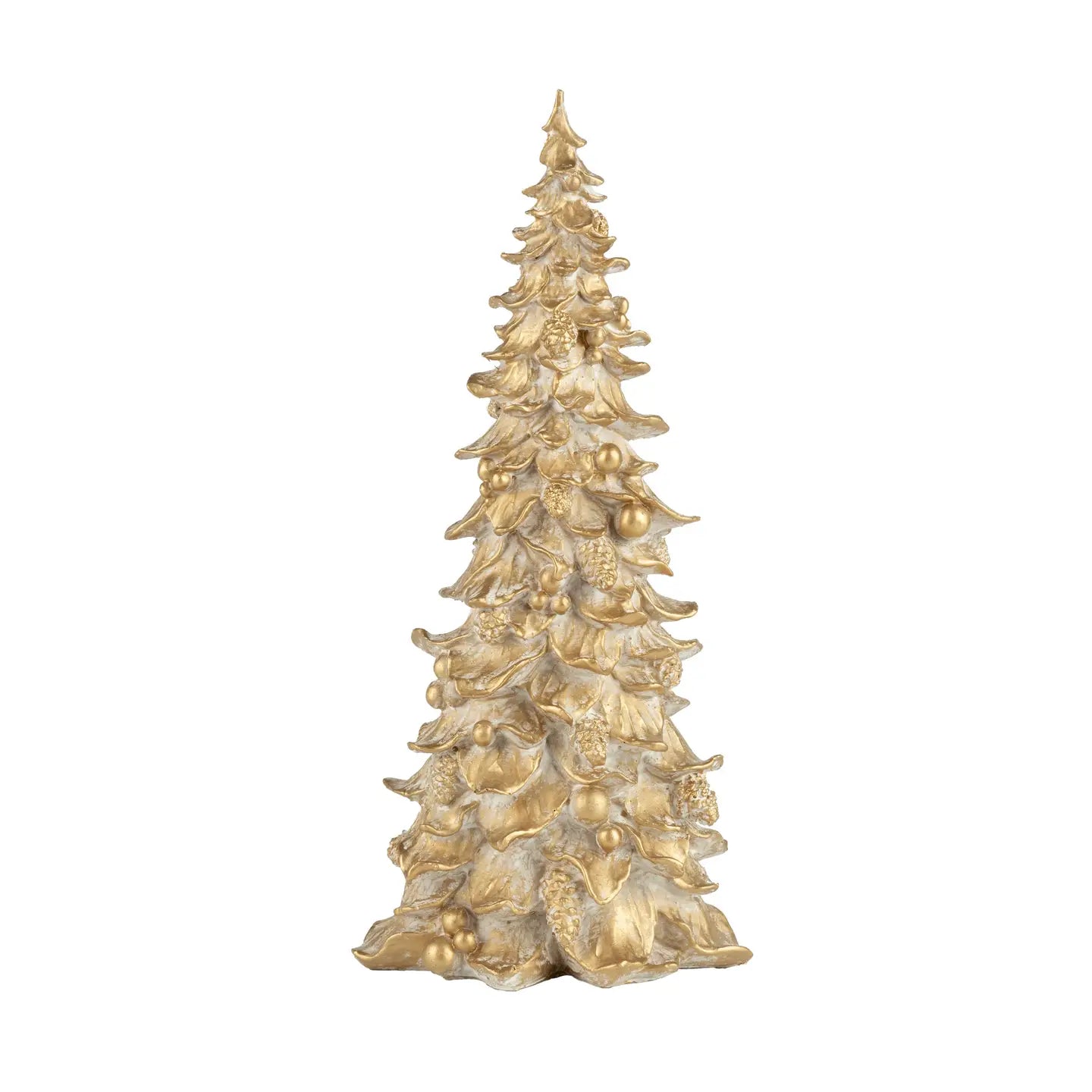 Glittered Resin Tabletop Slim Fir Tree