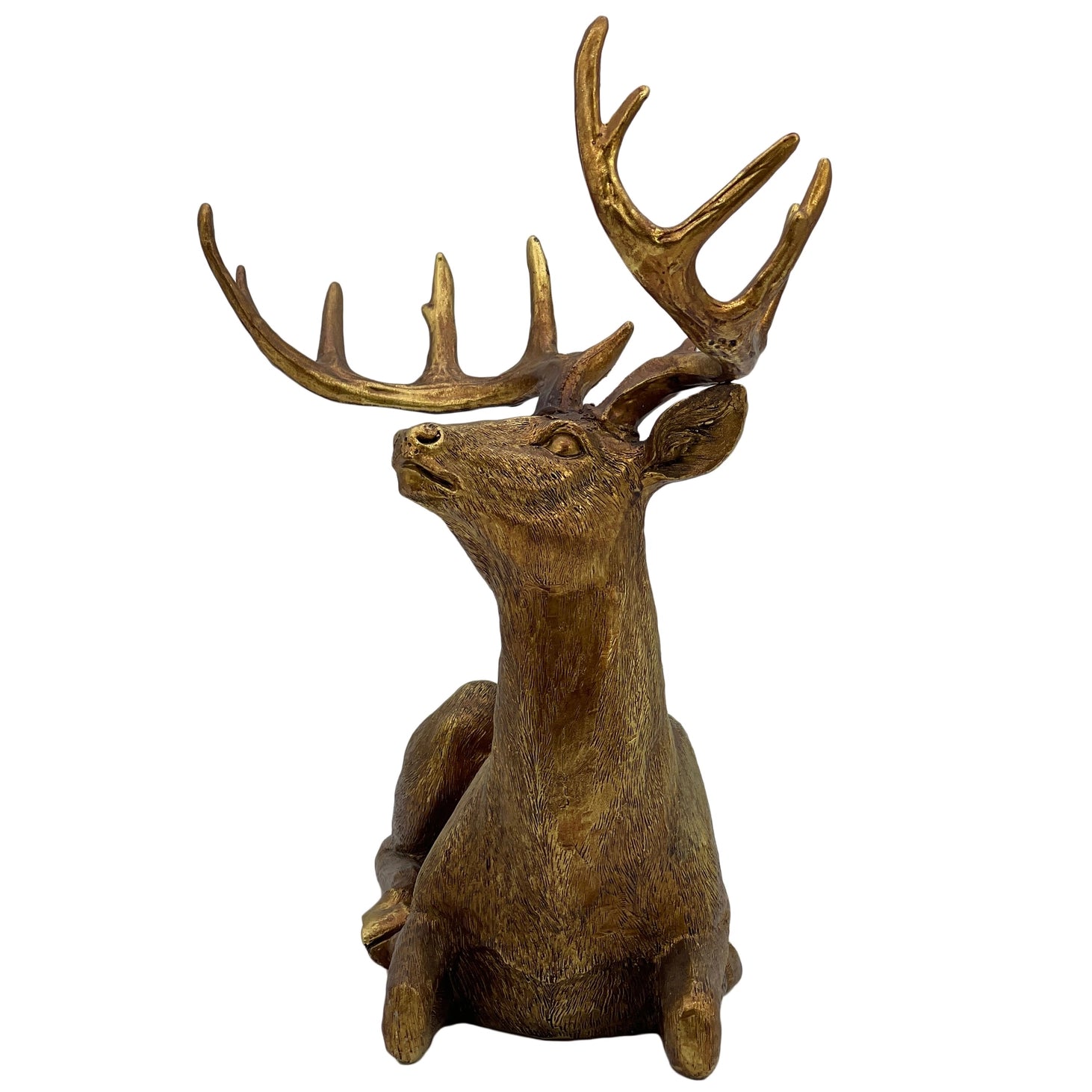 Gold Resin Reindeer
