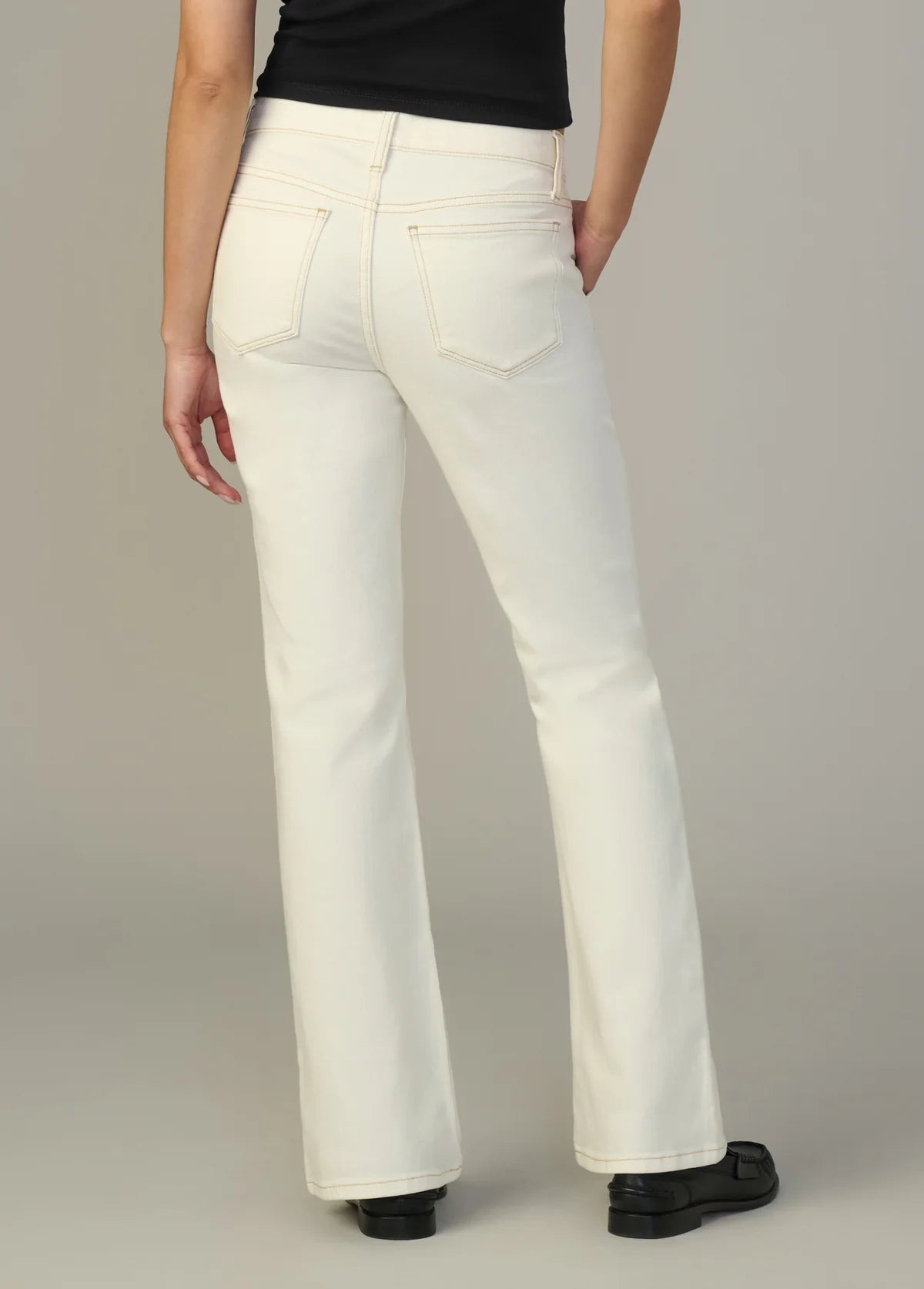 The Provocateur Petite Bootcut in Milk