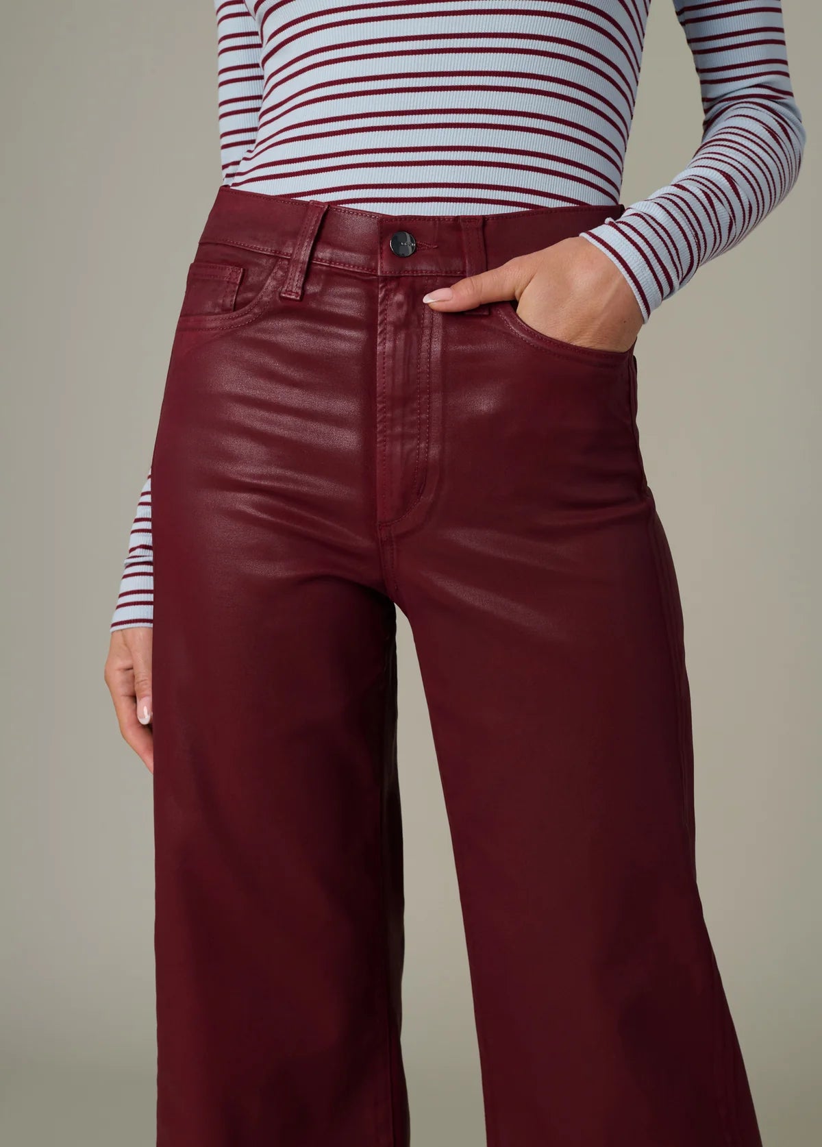 The Callie Cropped Bootcut Syrah