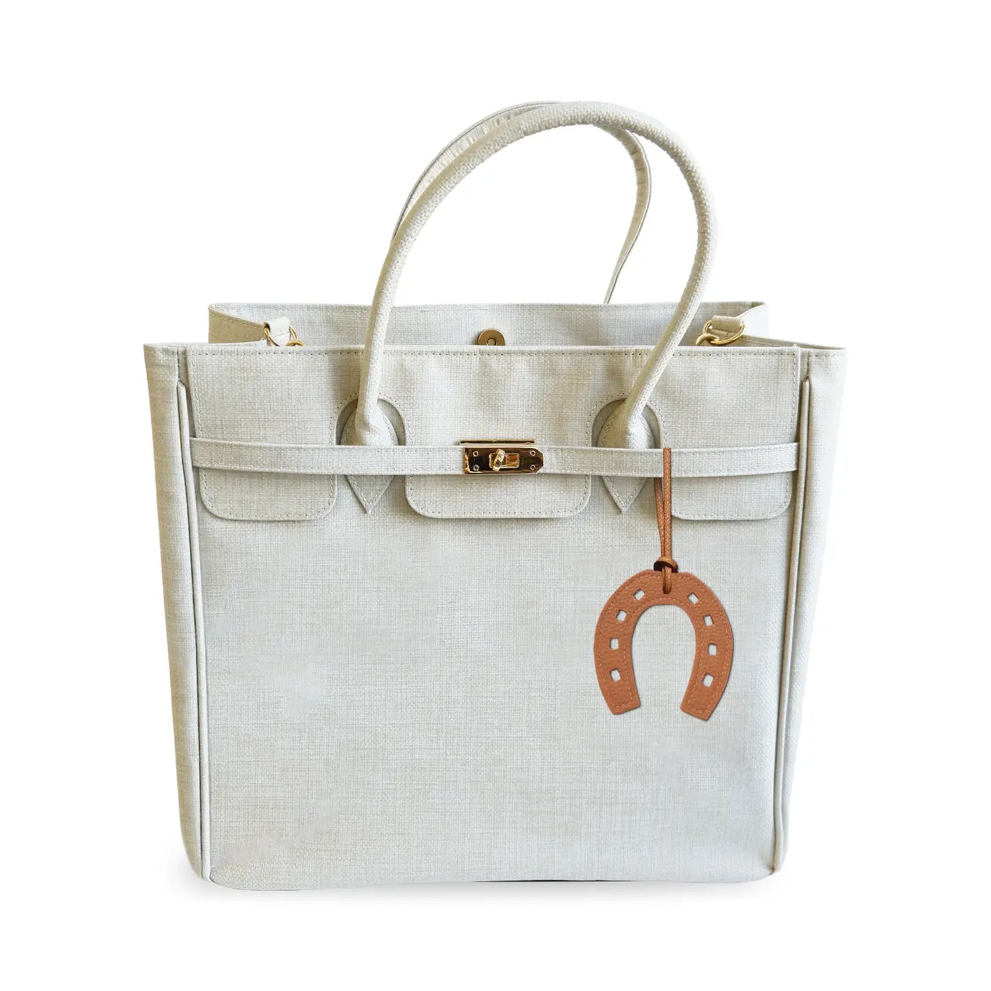 Coated Linen Tote