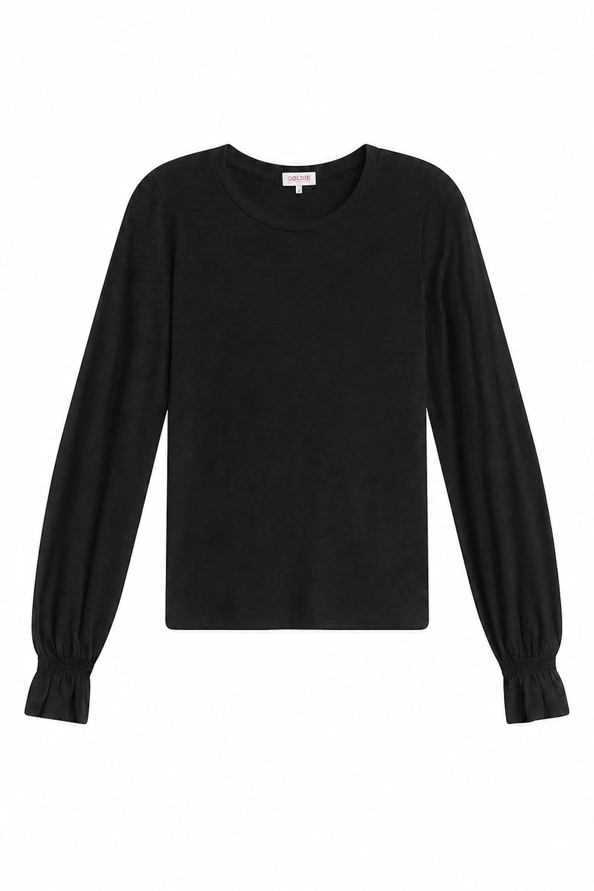 Bishop Sleeve Blouse in Black