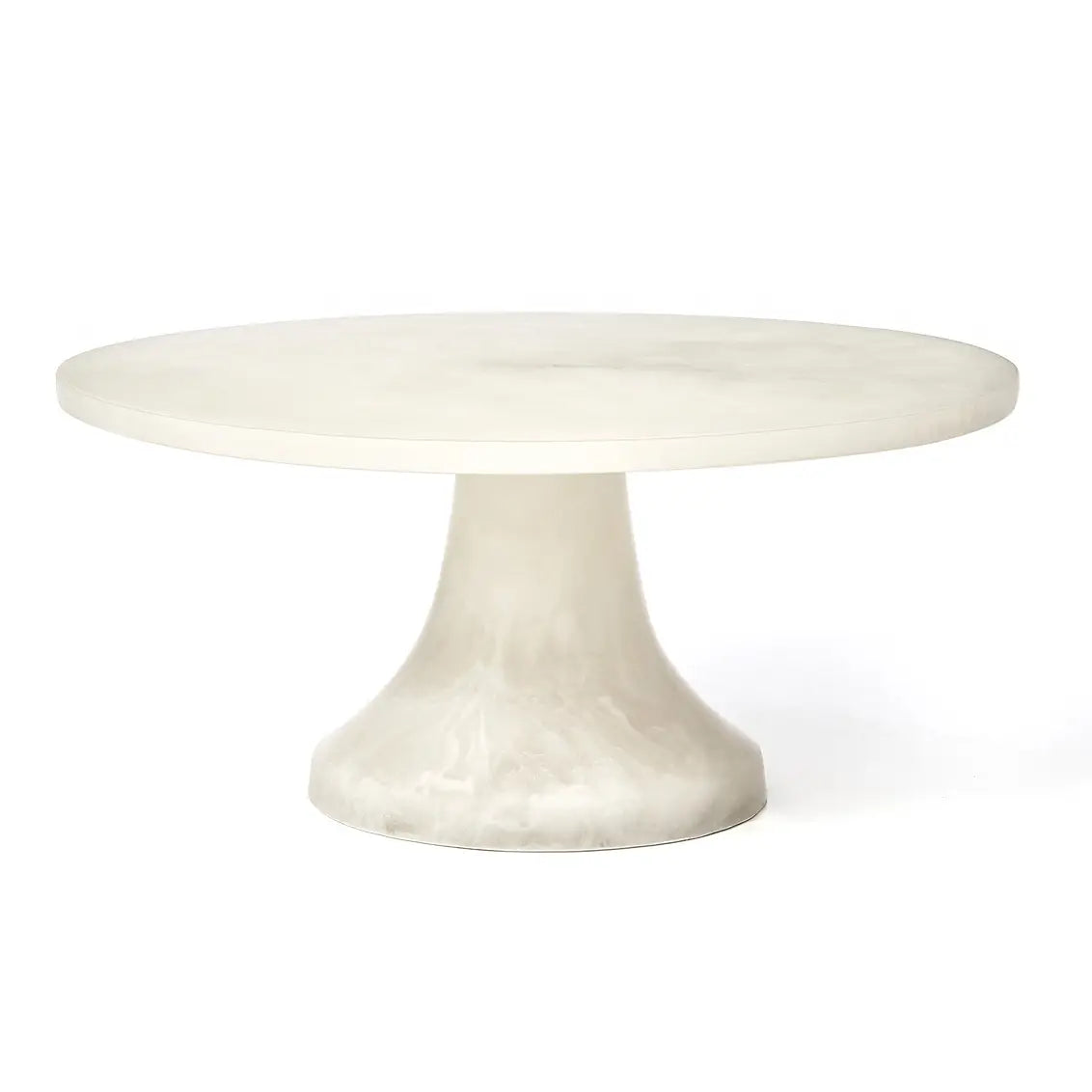 Lucente White Matte Cake Plate