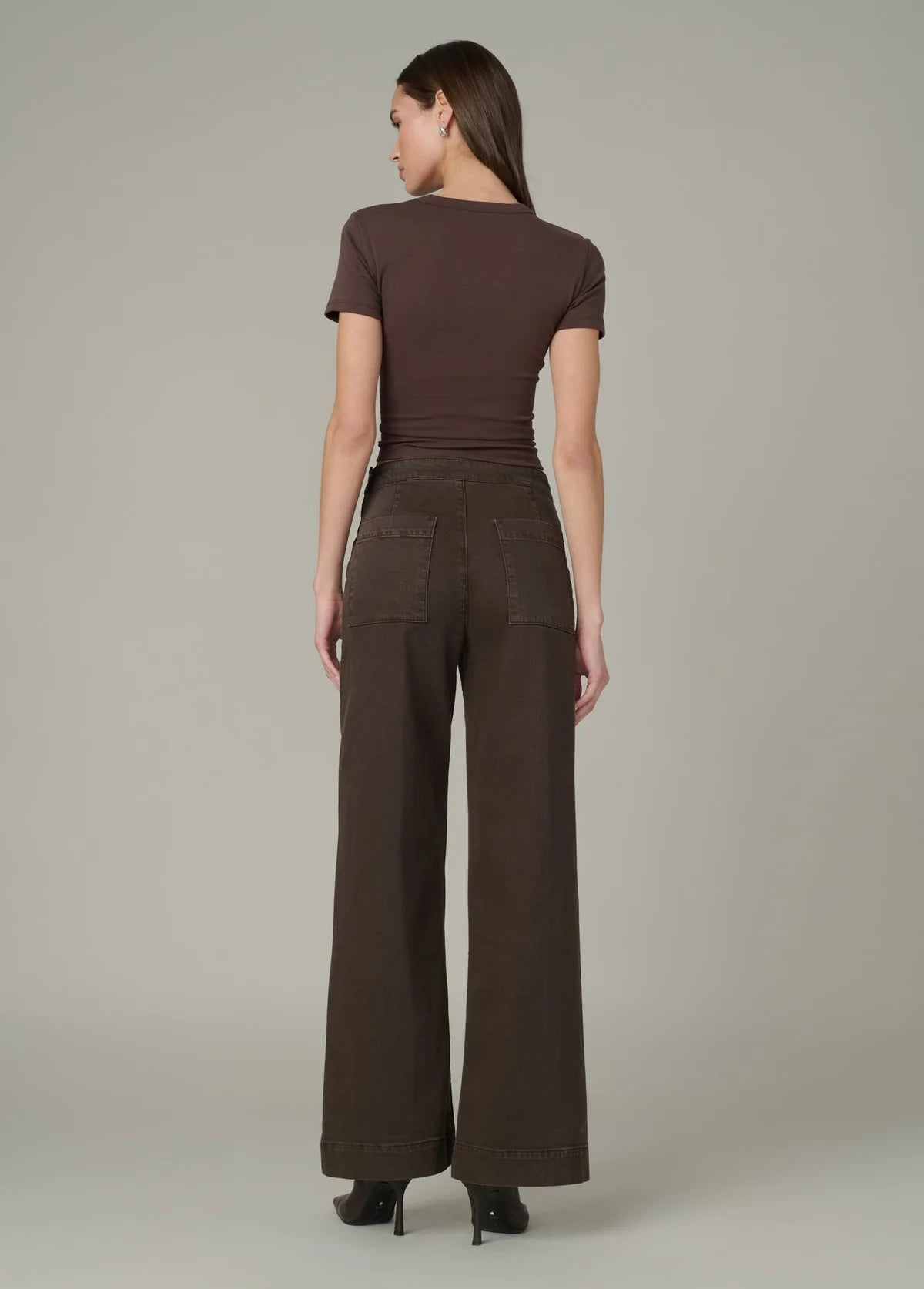 The Side Zip Wide Leg