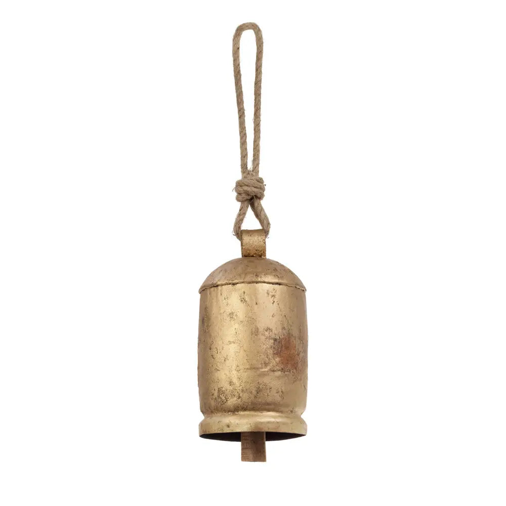 Gold Bell With Jute