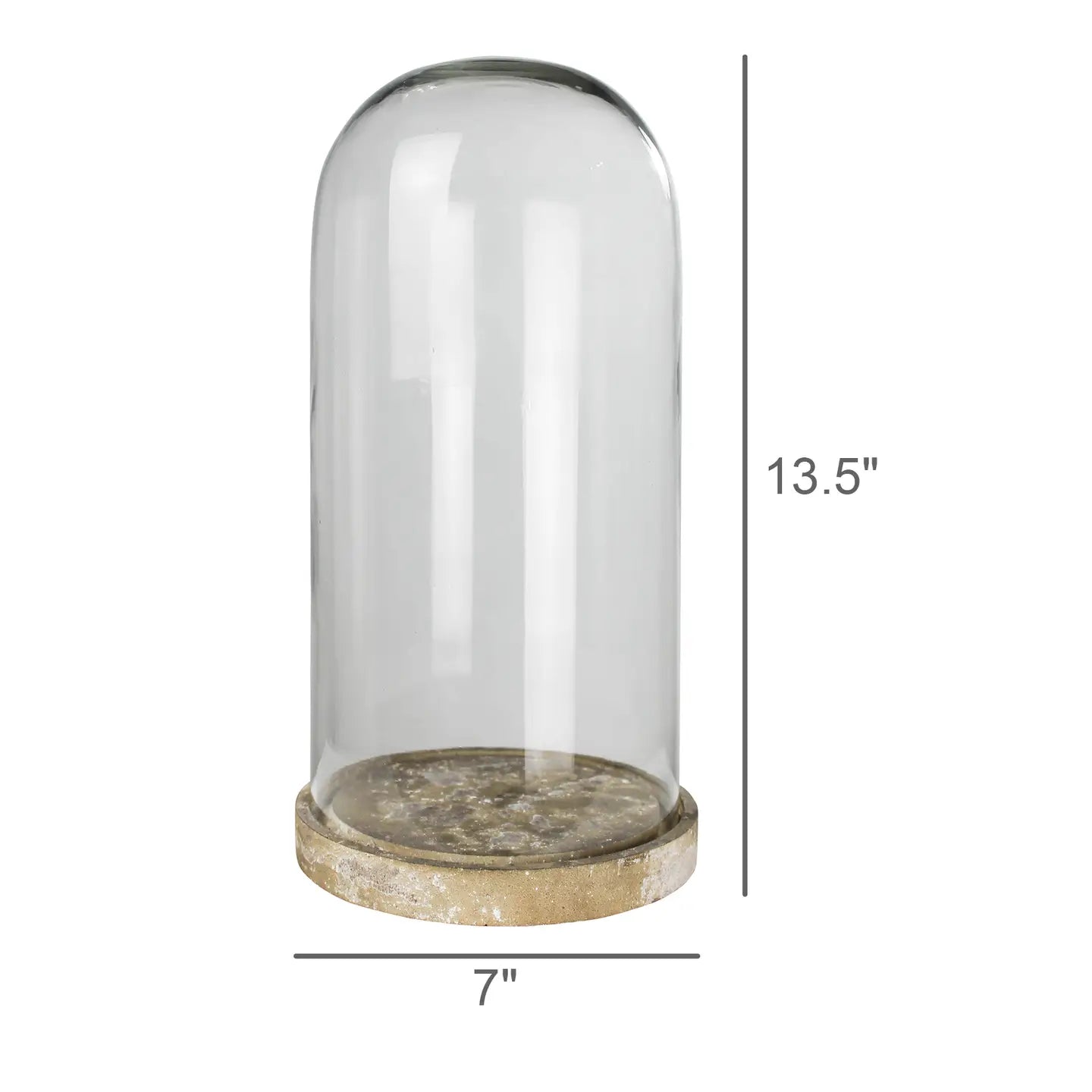 Castello Dome with Wood Base