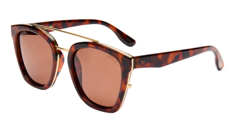 Chloe Tort/Brown Sunglasses