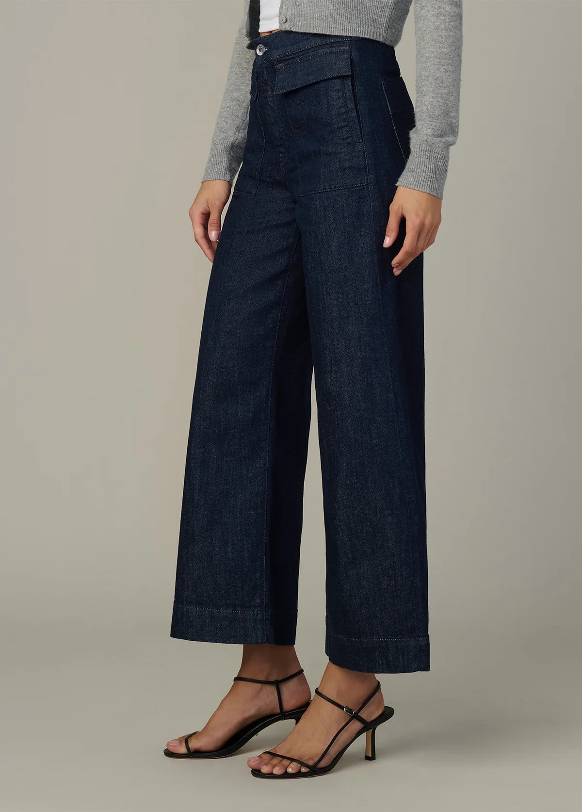 The Irina Wide Leg in Rinse