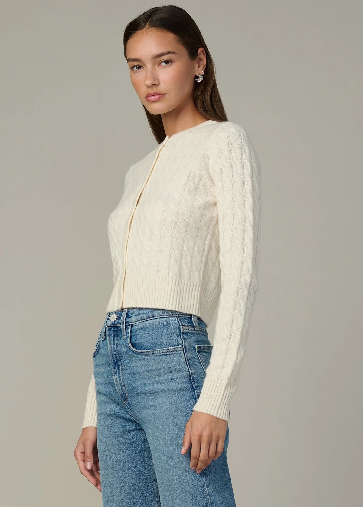 The Cable Dani Cashmere Cardigan