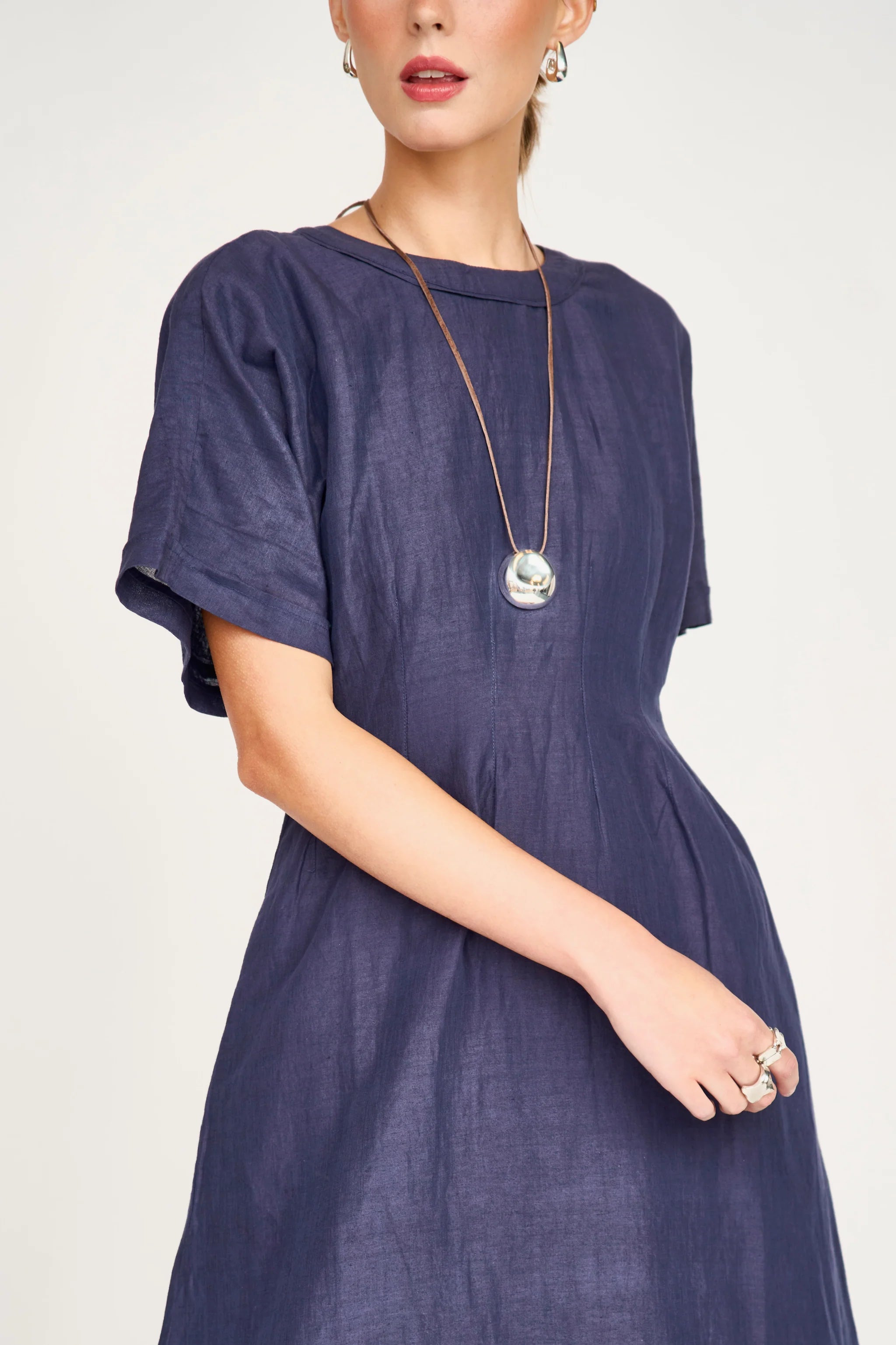 Wailea Dress in Blueberry