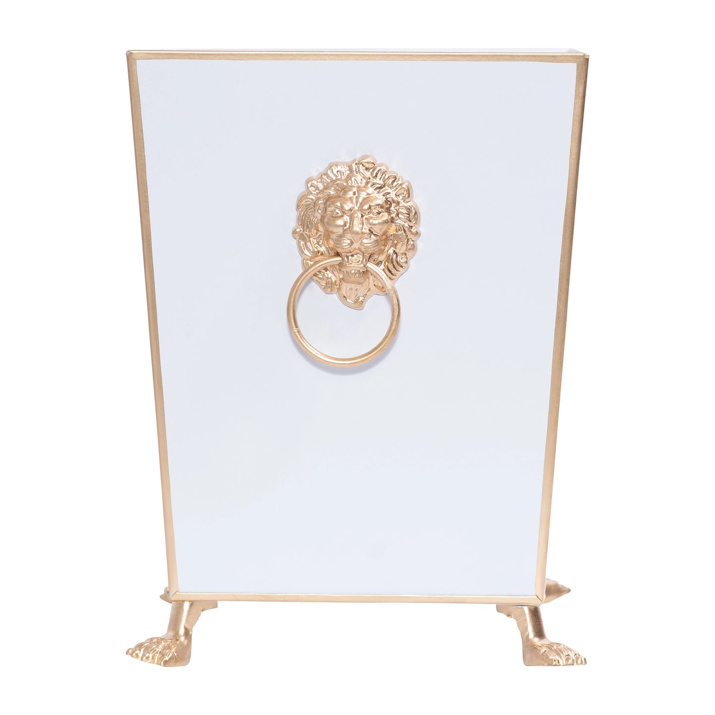 Lion Square Wastebasket