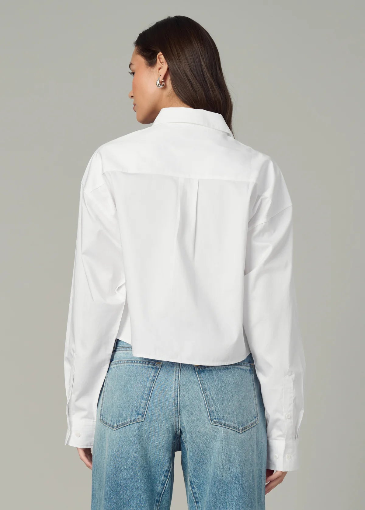 The Cropped Boyfriend Button Down