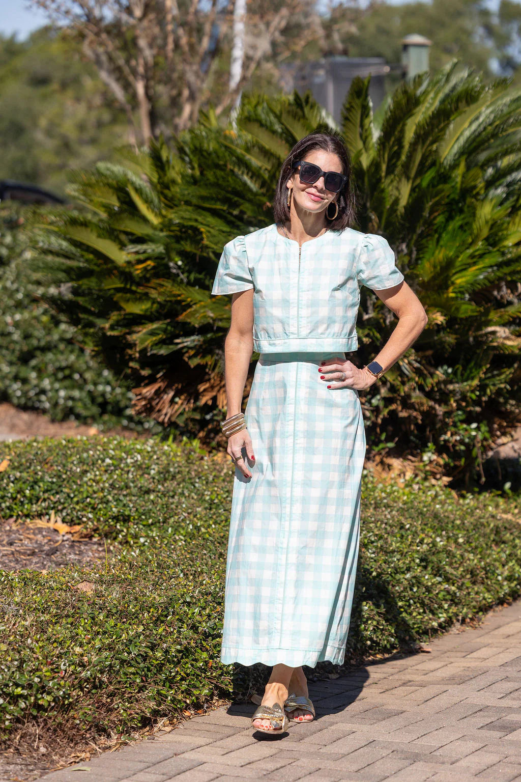 Emmy Set - Blue Buffalo Check