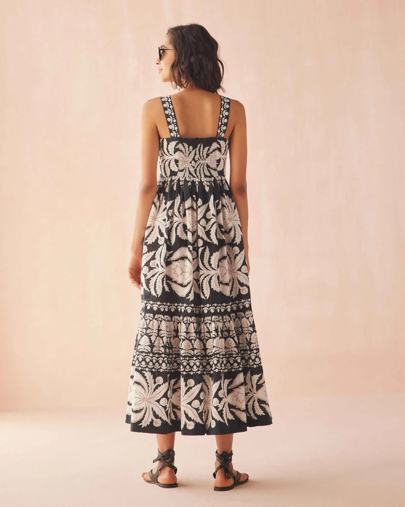 Leena Maxi Dress in Nikita Oyster