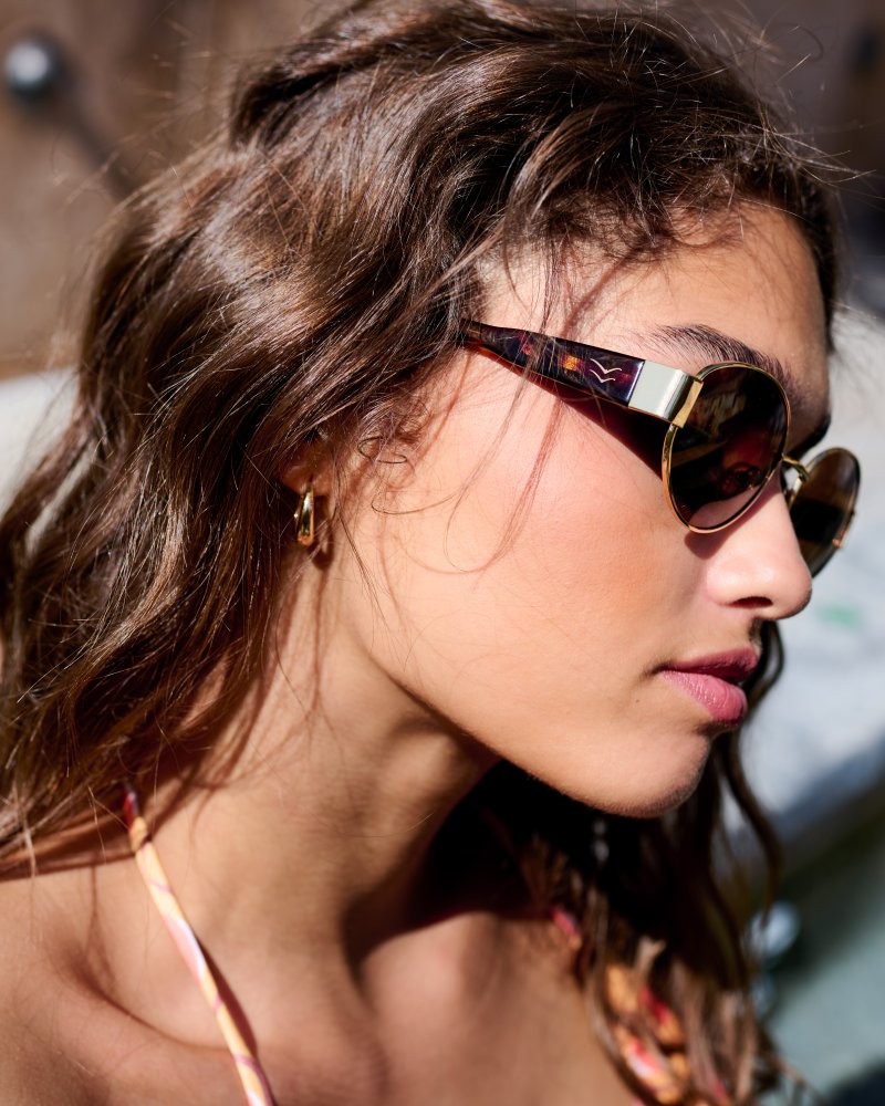 Lennox Gold/Brown Sunglasses