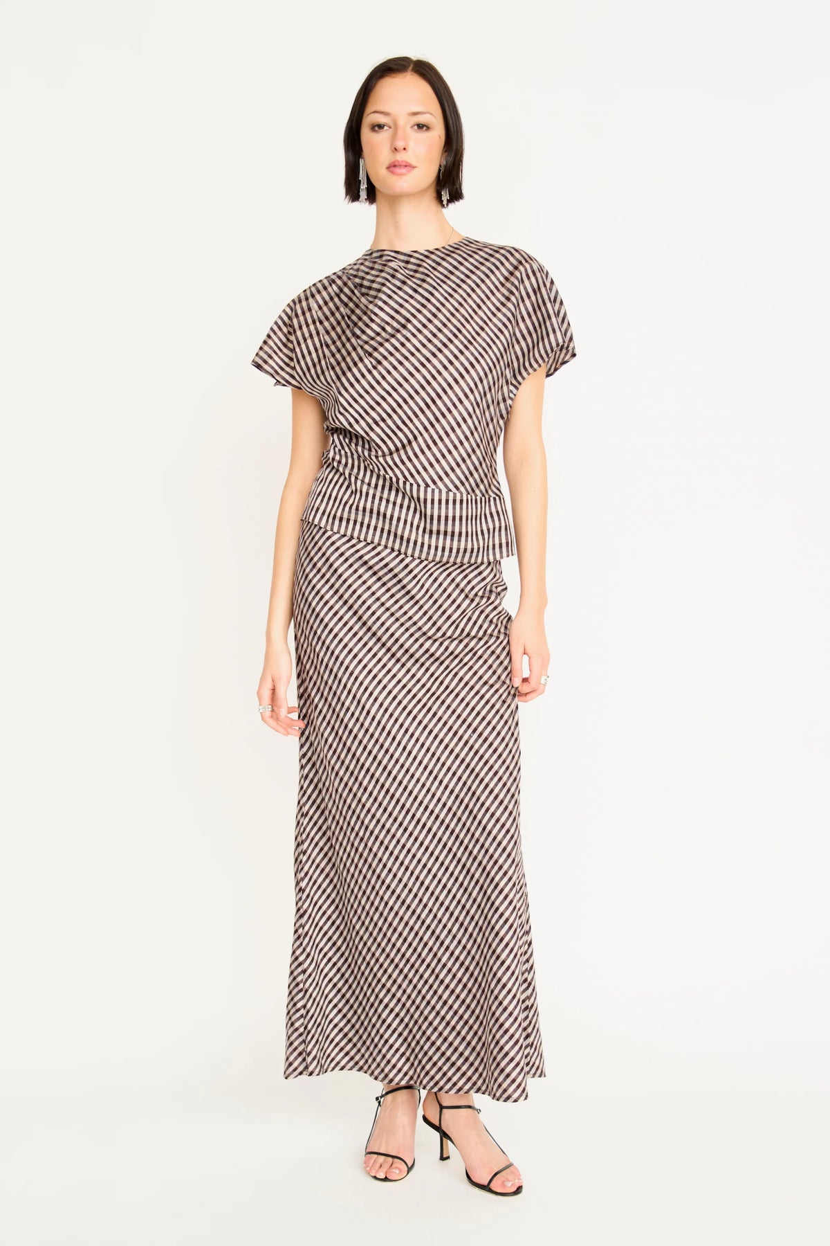 Marais Silk Top in Shadowline