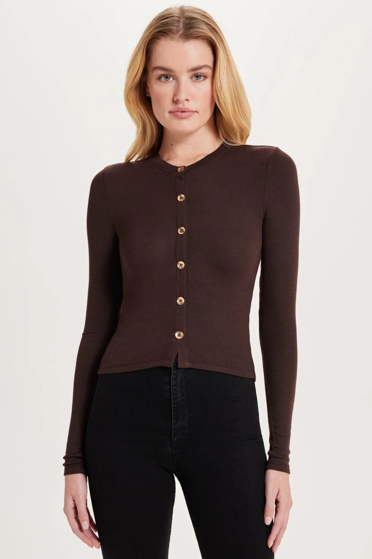 Marina Ribbed Crop Cardigan