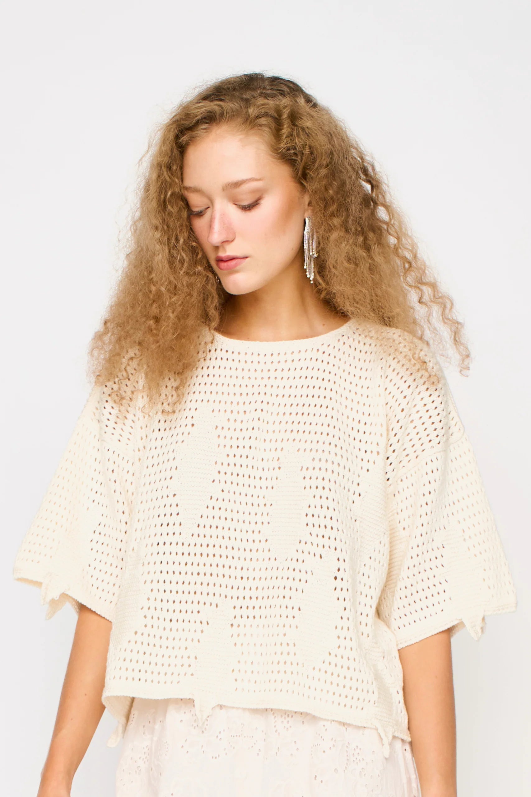 Lokaro Pointelle Top