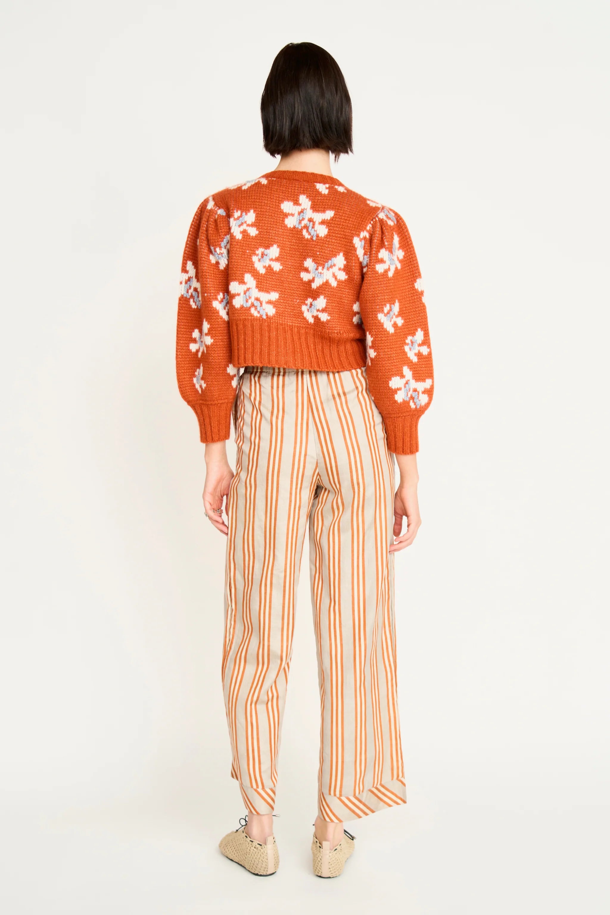 Valmorel Knit Cardigan in Burnt Iris