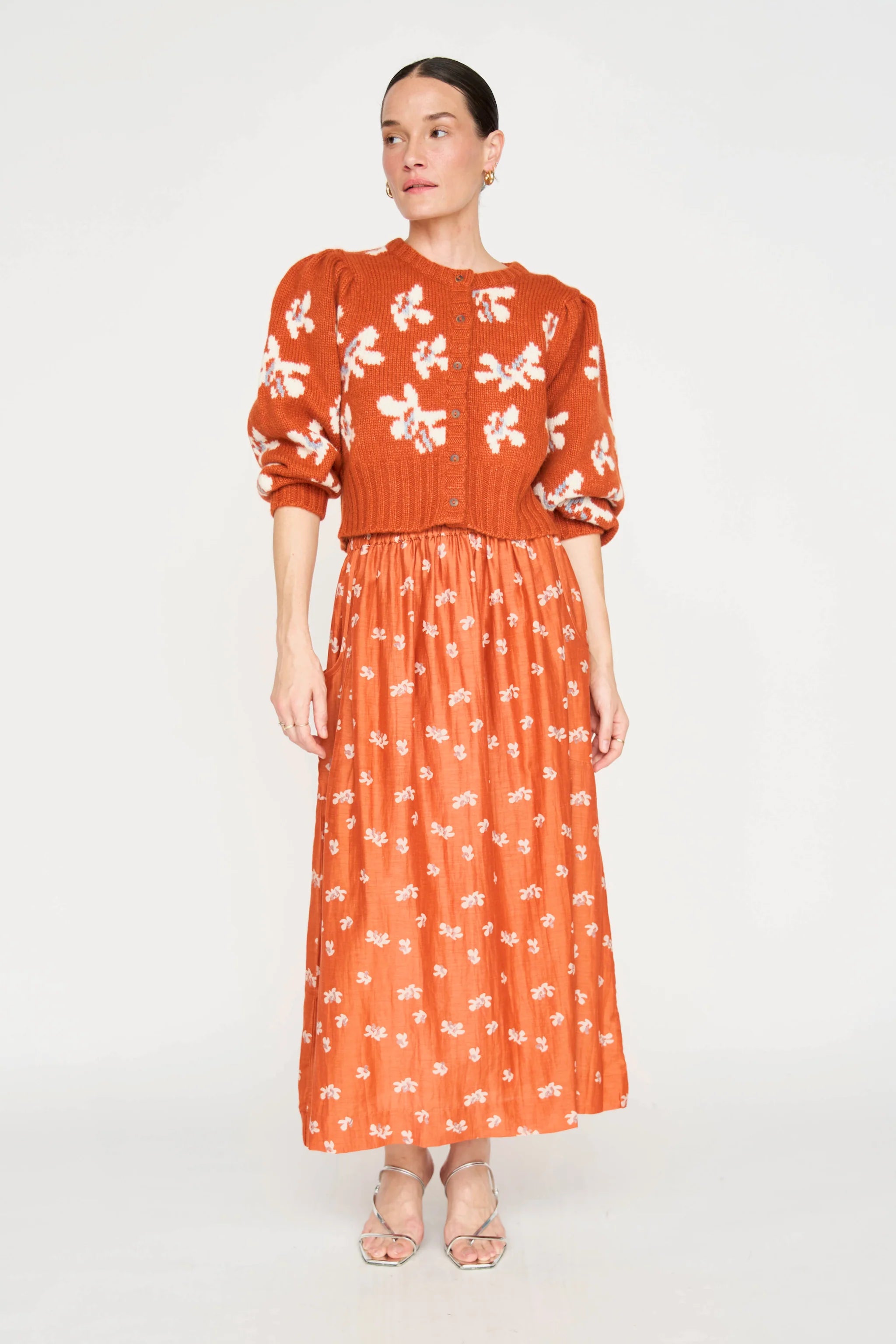 Verona Skirt in Burnt Iris