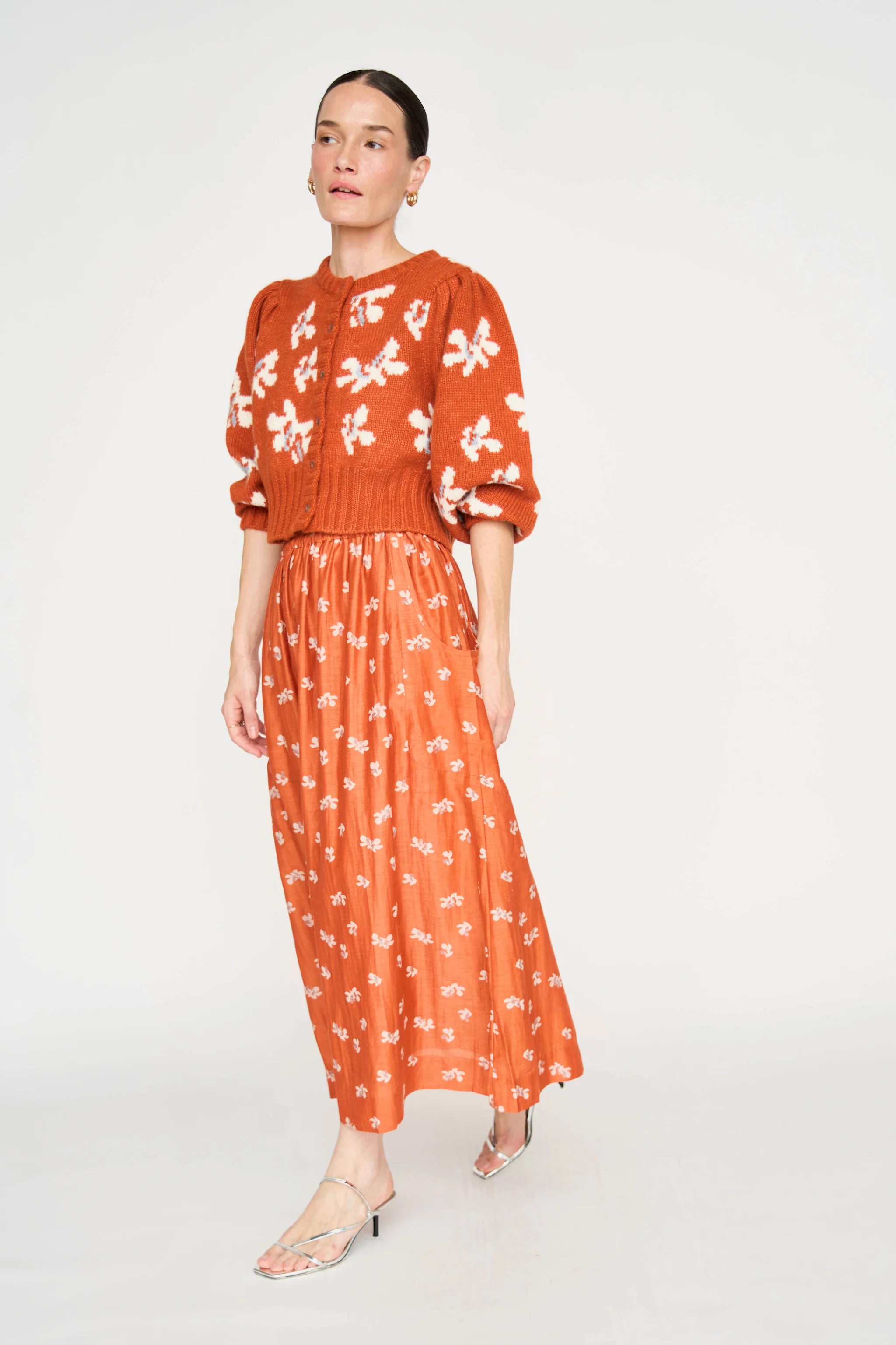 Verona Skirt in Burnt Iris