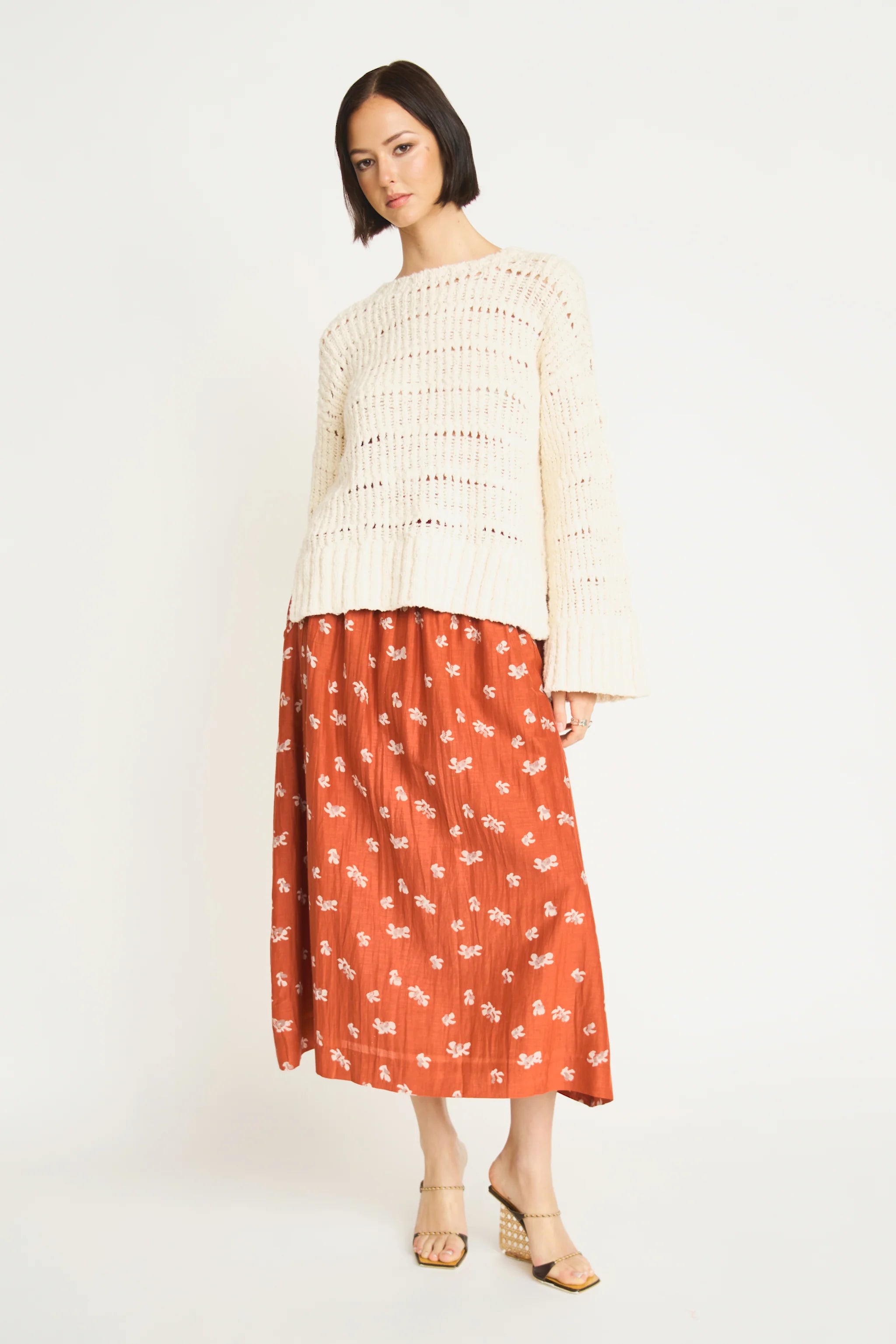 Verona Skirt in Burnt Iris