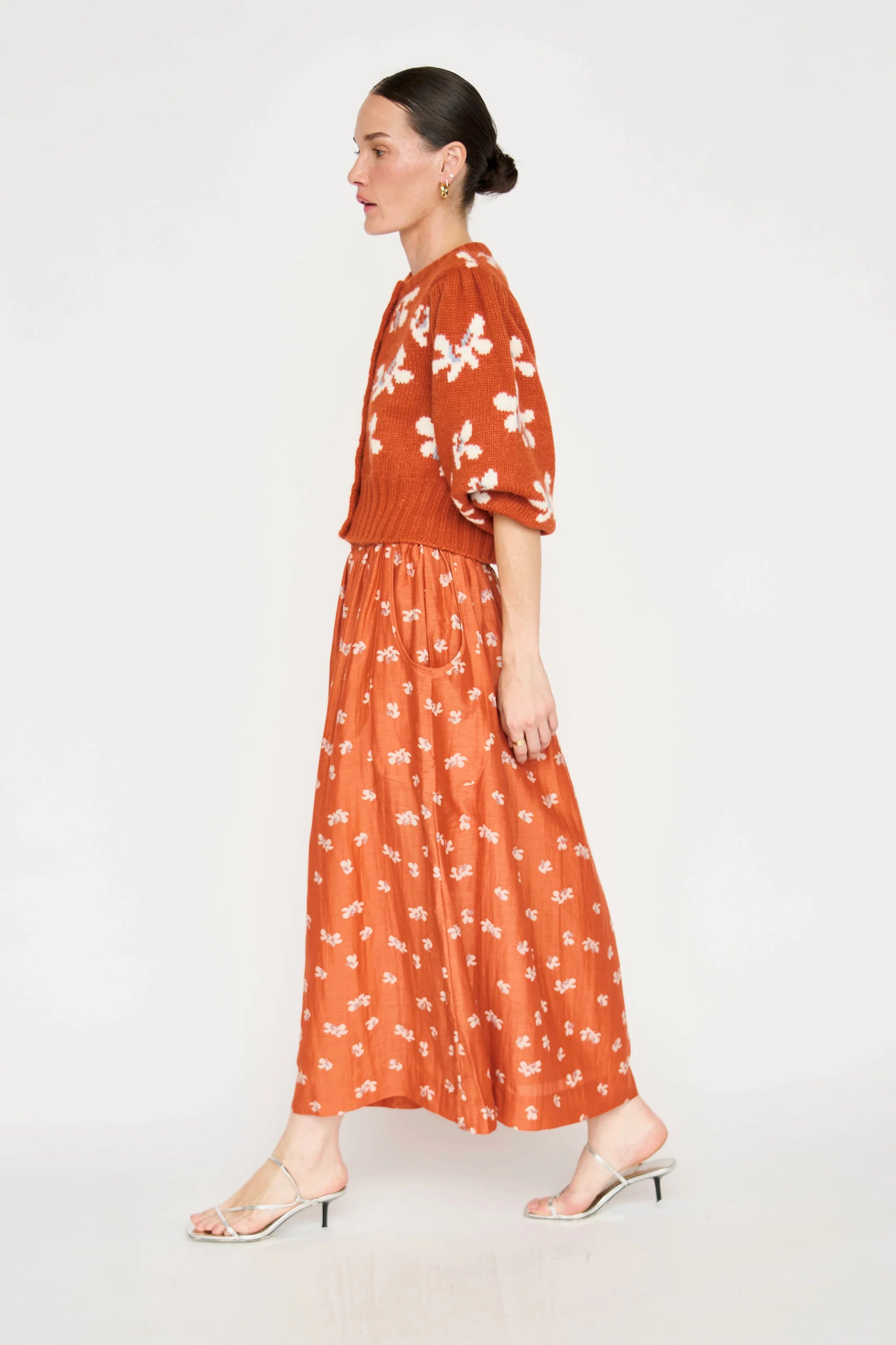 Verona Skirt in Burnt Iris