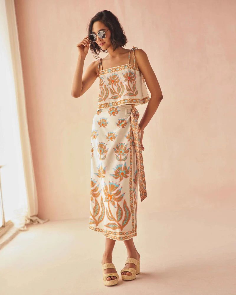 Sammi Skirt in Adya Guava