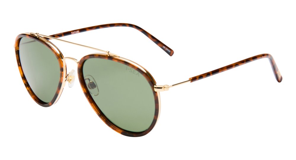 Tatum Tort/Green Sunglasses