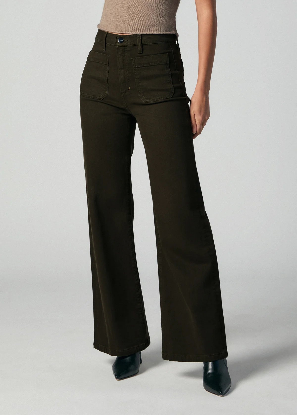 The Mia Patch Pocket High Rise Wide Leg