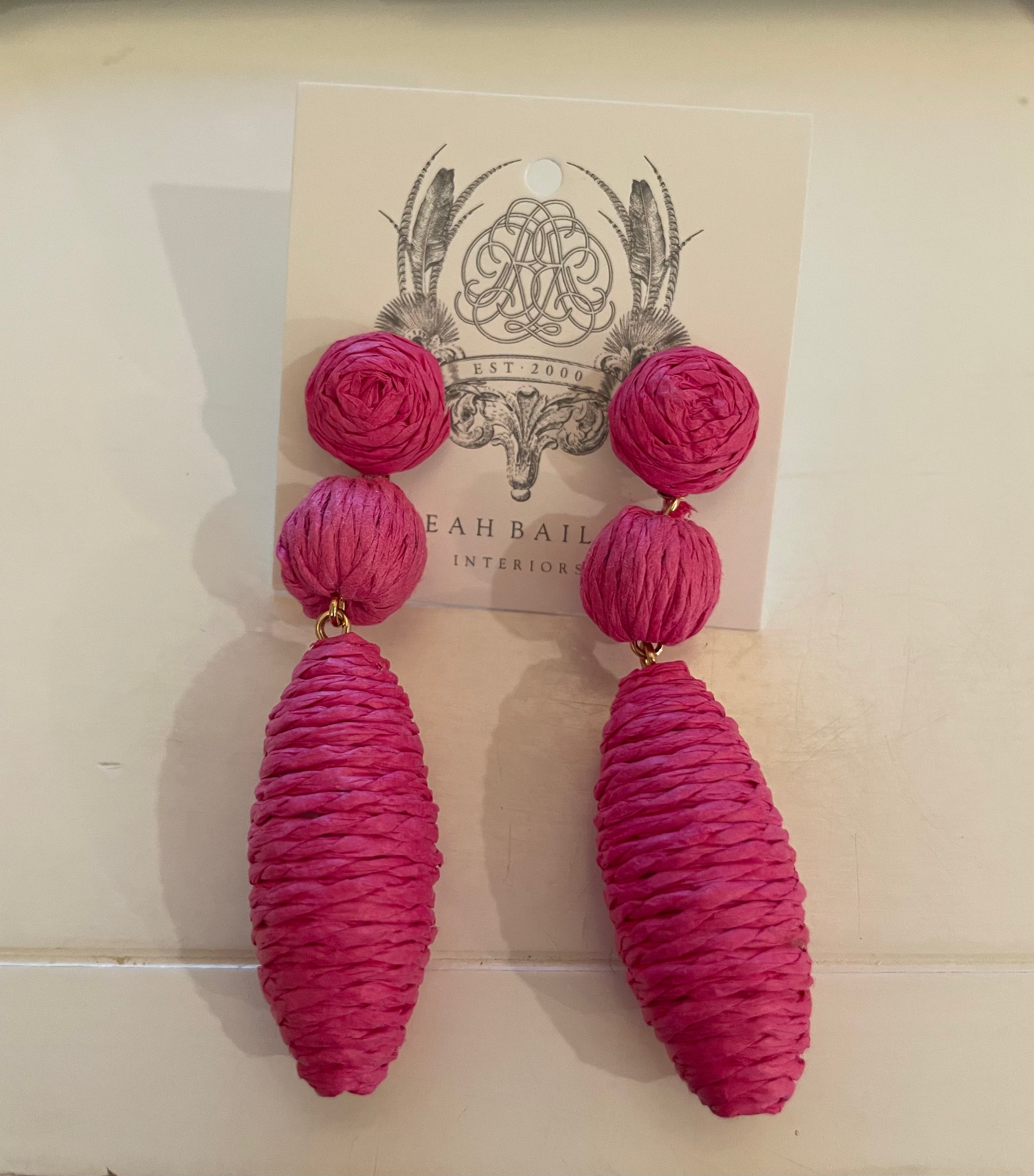 Woven Dangle Earrings
