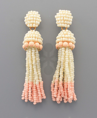 Beaded Drop Earrings