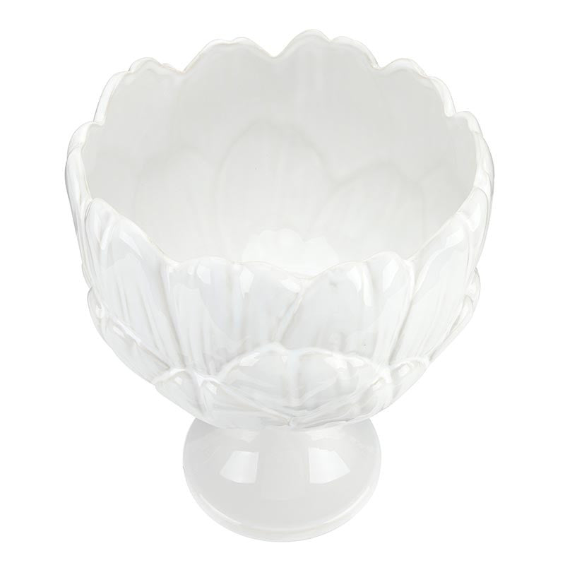 Ceramic Footed Artichoke Bowl